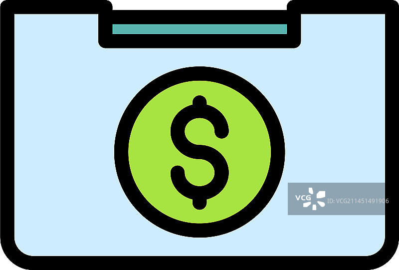 金融慈善图标（扁平风格）图片素材