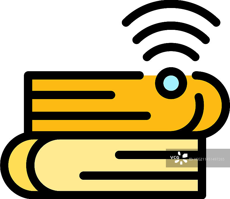 WIFI数字阅读图标（扁平风格）图片素材