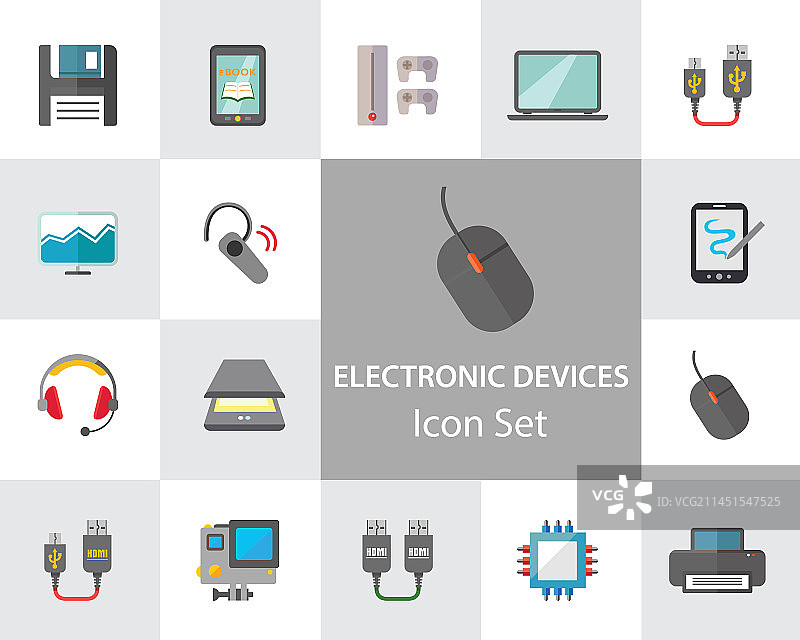 电子设备图标集图片素材