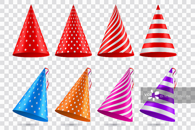 生日聚会纸帽子图片素材