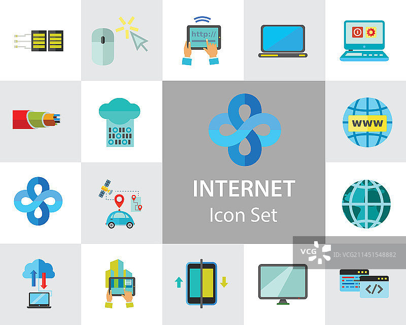 互联网图标集图片素材