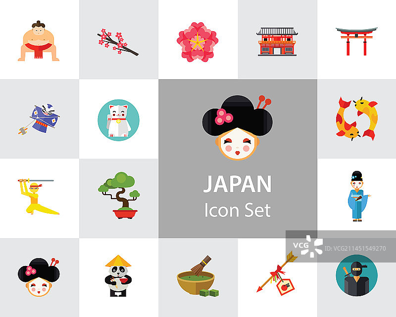 日本图标集图片素材