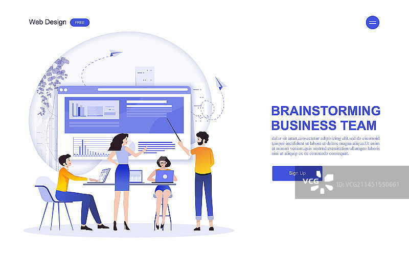 市场营销分析商业概念图片素材