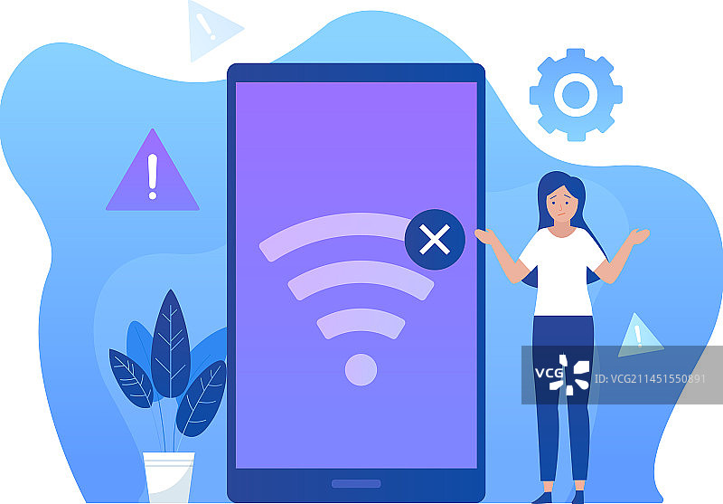 无连接概念图片素材