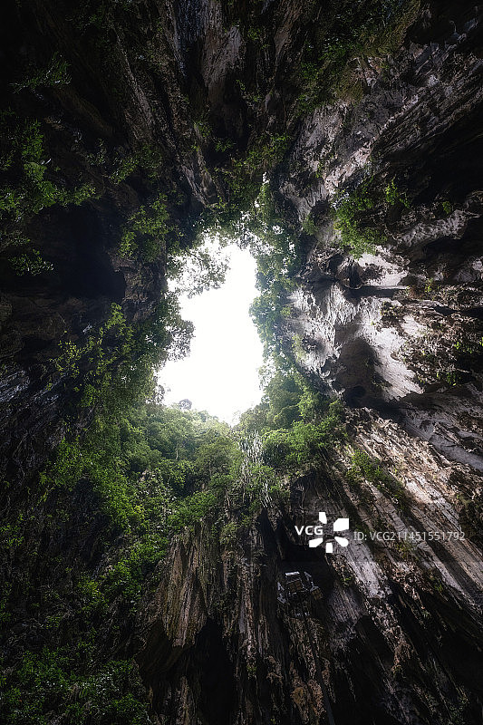 黑风洞天坑图片素材