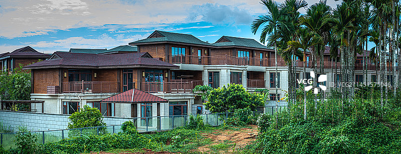 别墅建筑外立面图片素材
