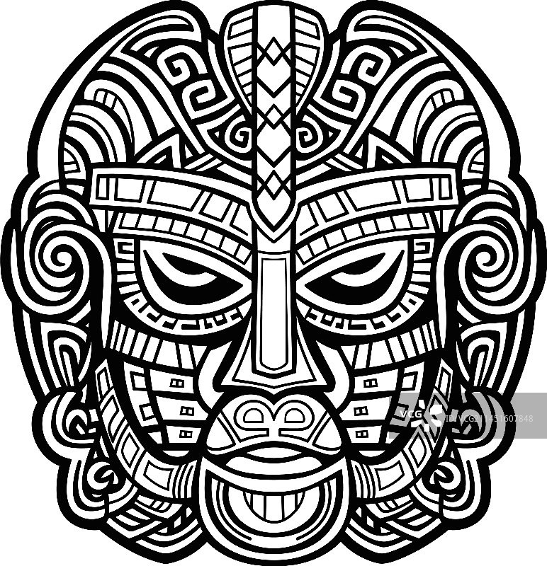 卡通古埃及法老面具图片素材