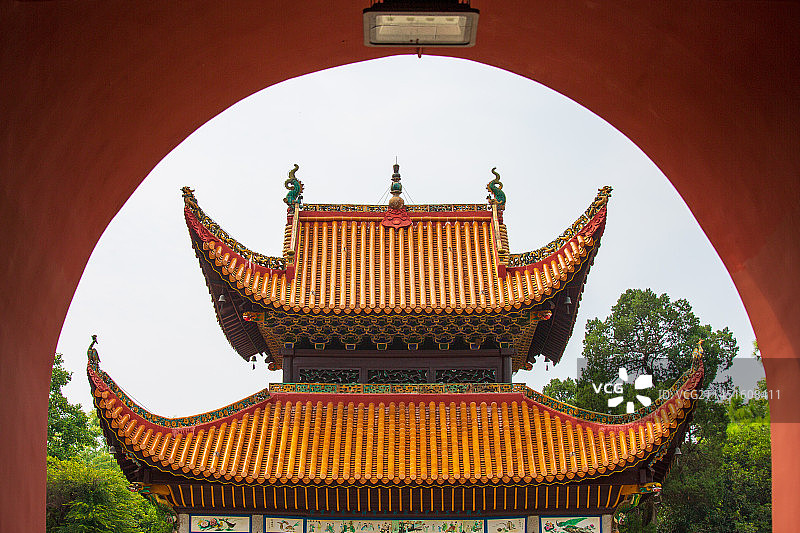 南岳大庙古建筑图片素材