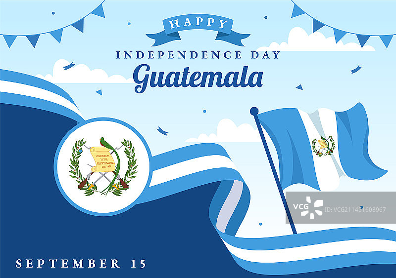 9月15日危地马拉独立日图片素材