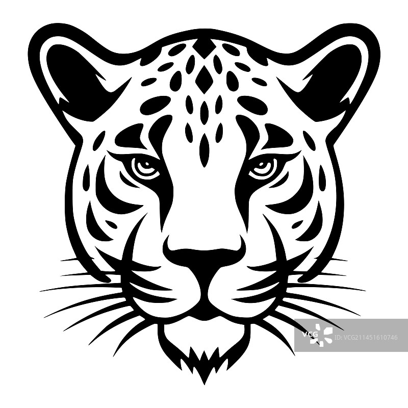 猎豹头部动物logo图片素材