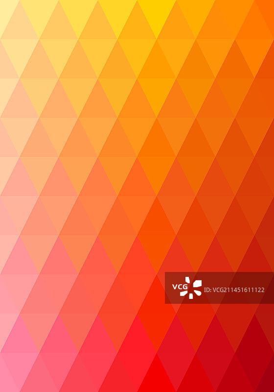红橙色三角形背景图案图片素材