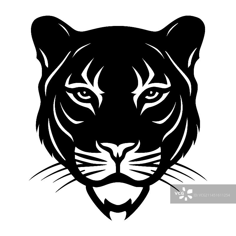 皇冠豹头logo图片素材