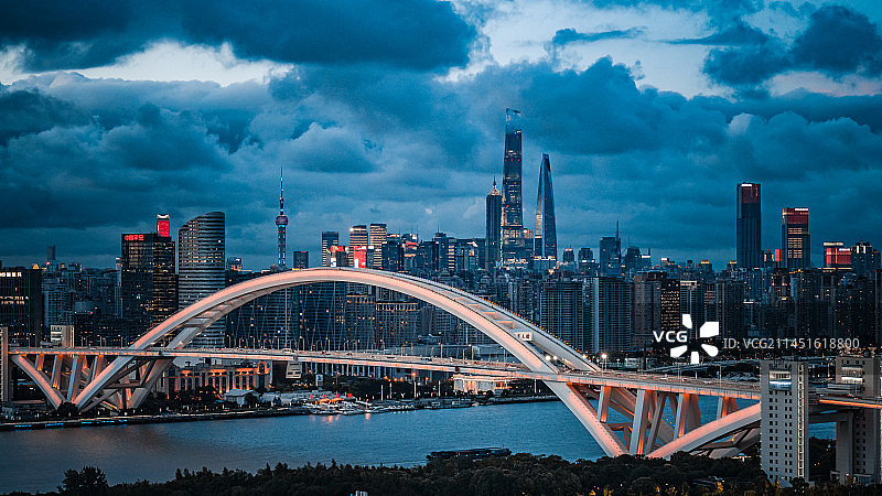 上海卢浦大桥图片素材