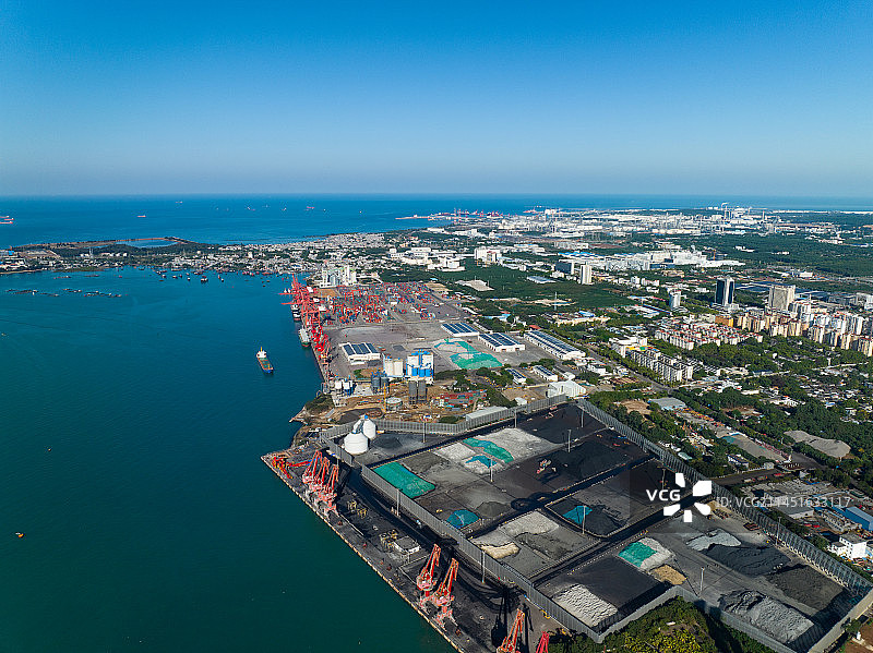 海南洋浦港工业基地图片素材