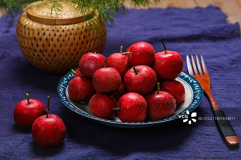 中药材山楂图片素材