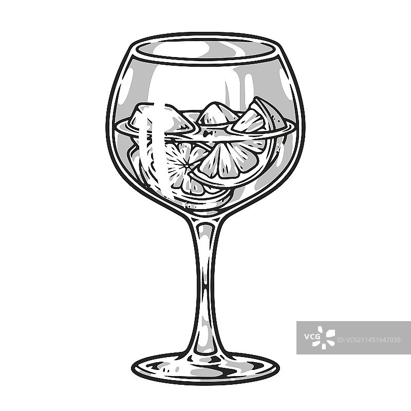 清爽饮品单色标志设计图片素材