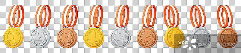 3D可爱卡通奖牌图片素材