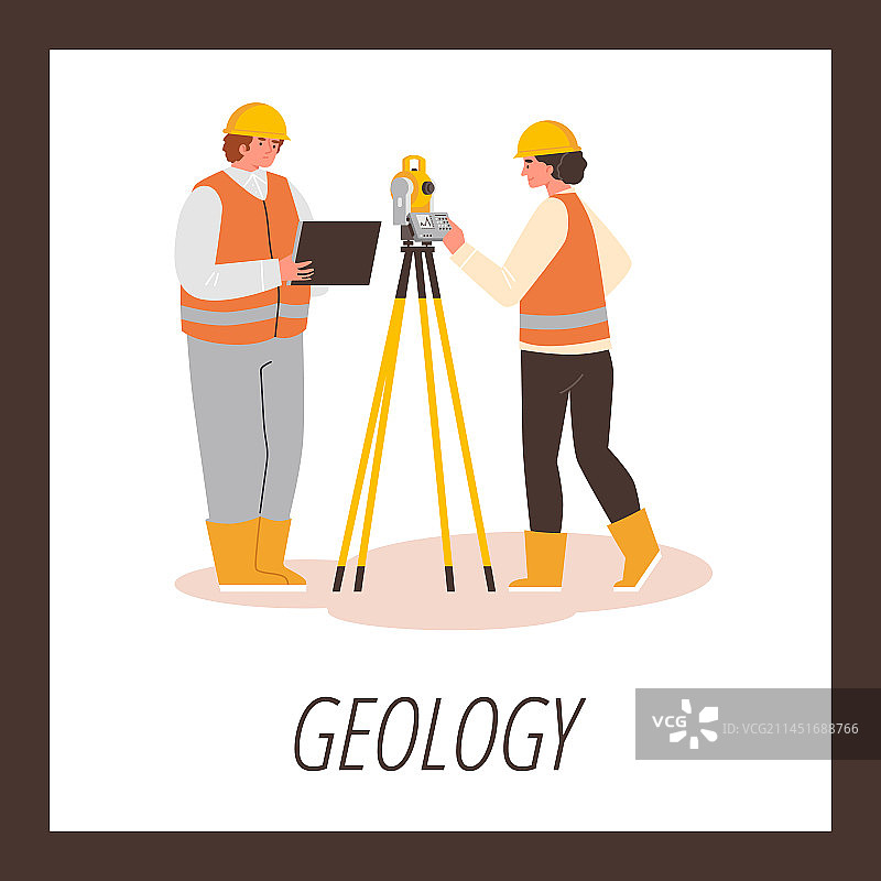 地质学家野外工作图片素材