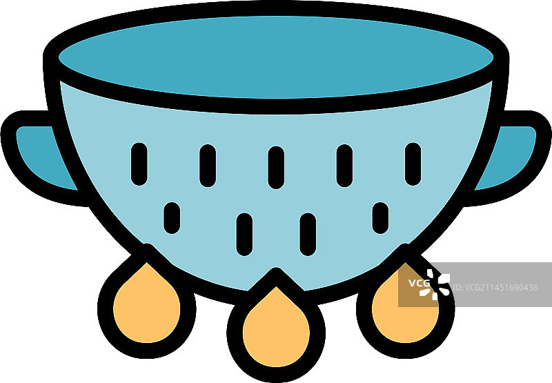 全新滤水器工具扁平图标图片素材