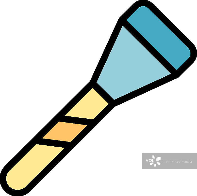 扁平风格的叉铲图标图片素材