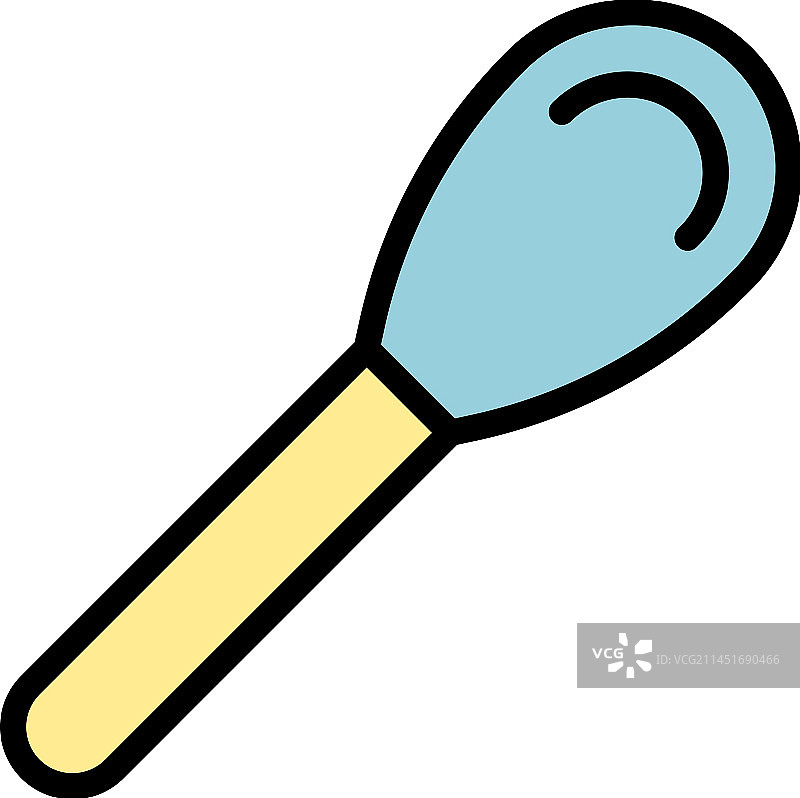 餐具铲子扁平图标图片素材