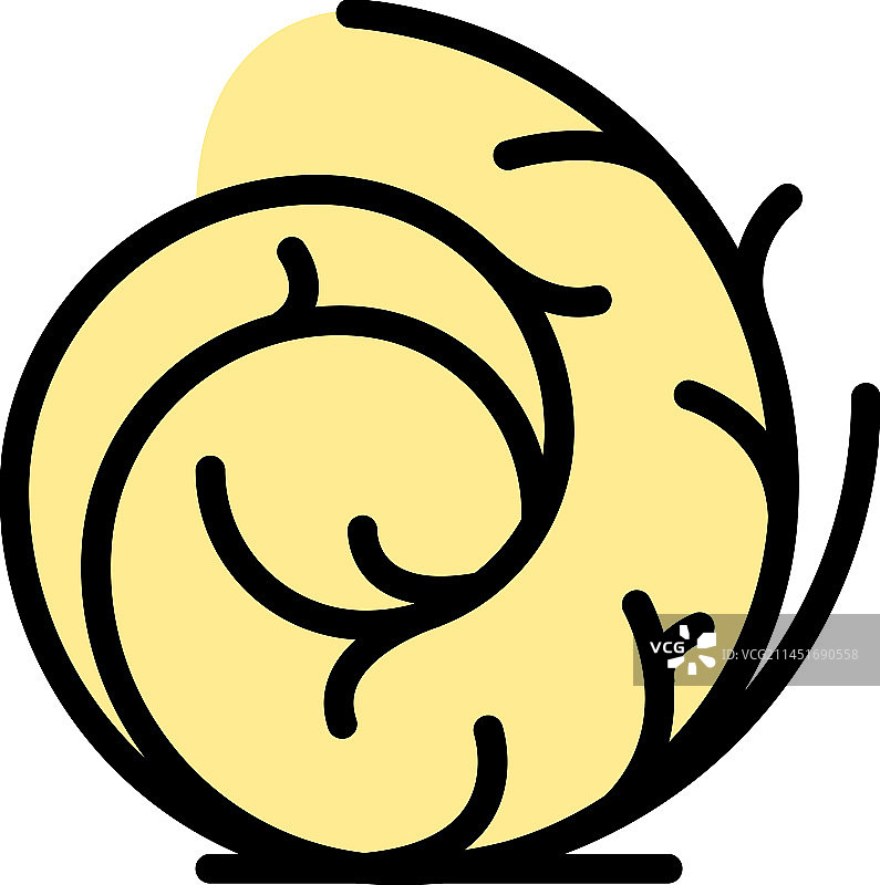 风滚草球图标（扁平风格）图片素材