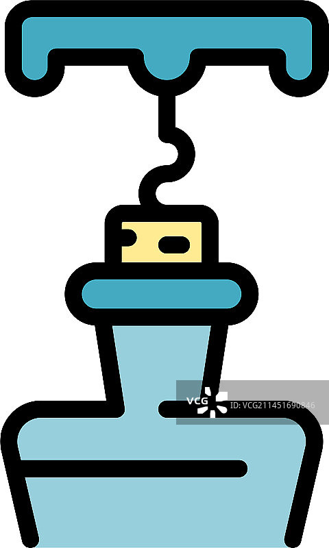 扁平风格开瓶器图标图片素材