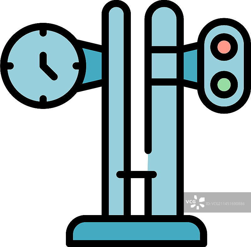 火车站扁平图标图片素材