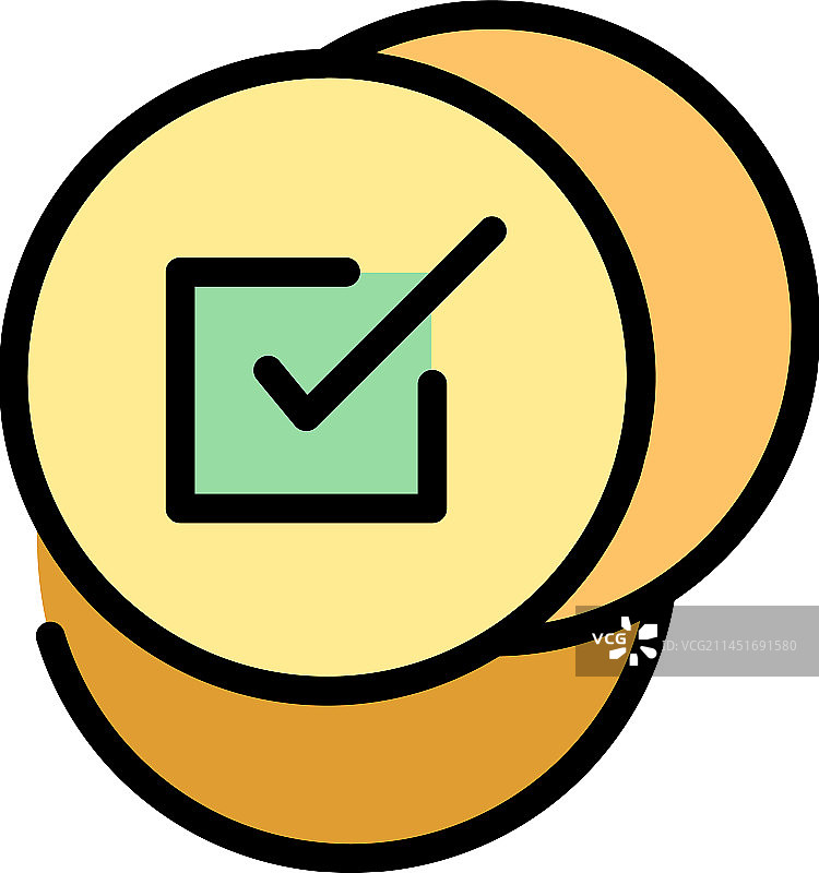 基准图标（扁平风格）图片素材