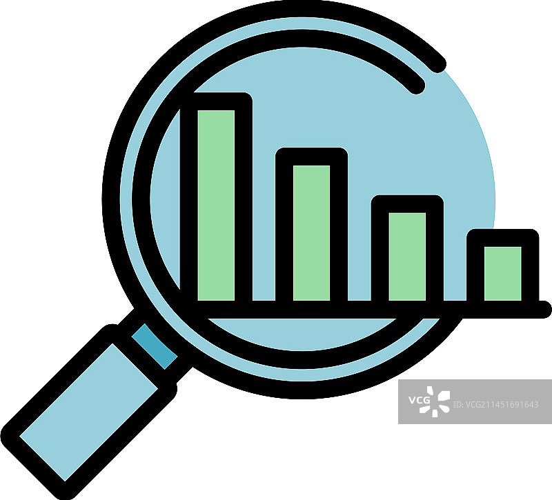 基准图标扁平风格图片素材