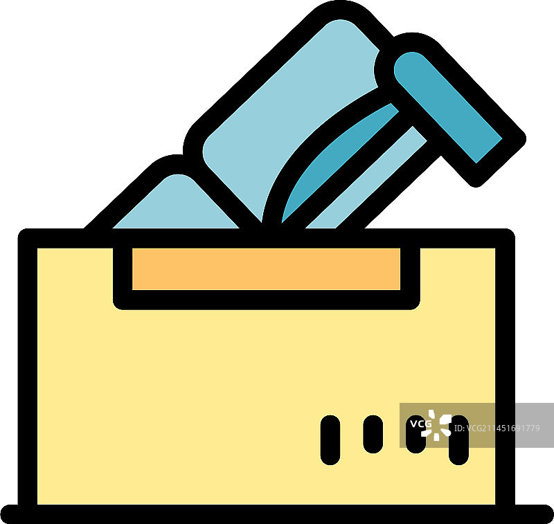 沙发配送图标（扁平风格）图片素材