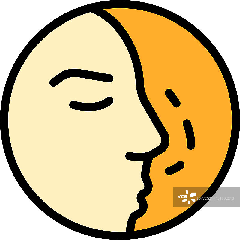 面部整形图标（扁平）图片素材