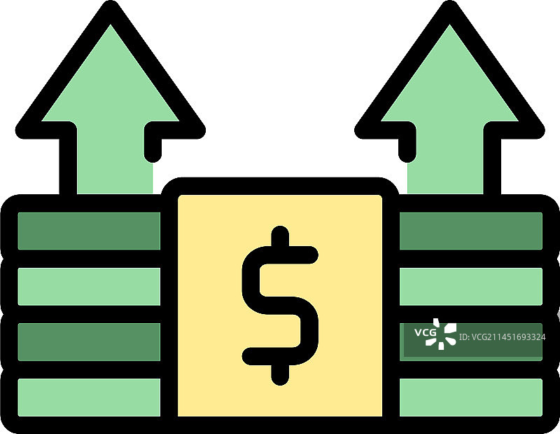 付款图标（扁平风格）图片素材