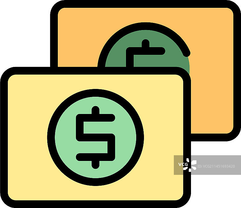 在线银行聊天图标扁平风格图片素材