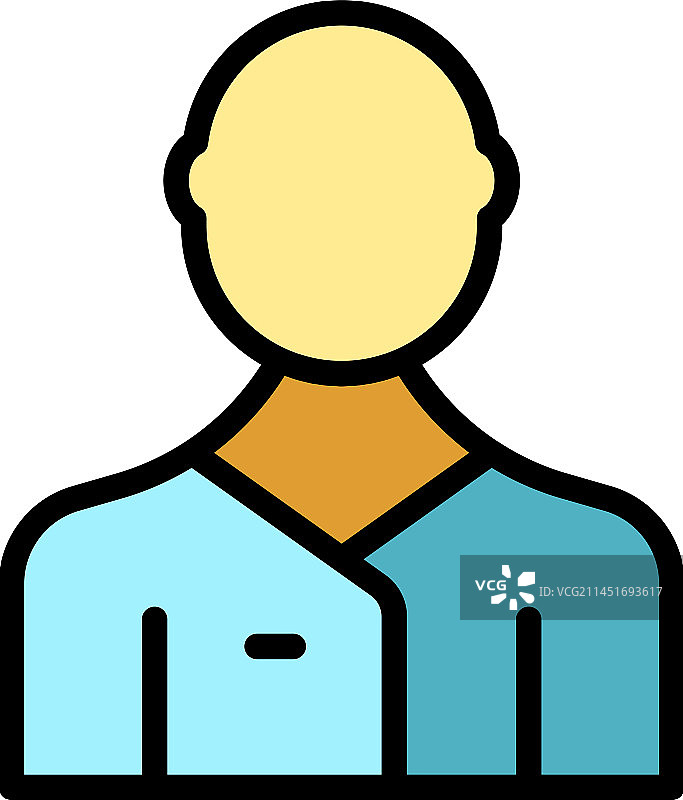 护理护士图标（扁平风格）图片素材