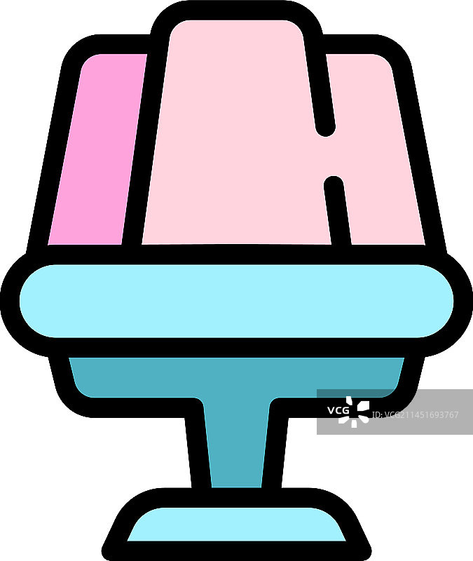 果冻水果图标（扁平风格）图片素材