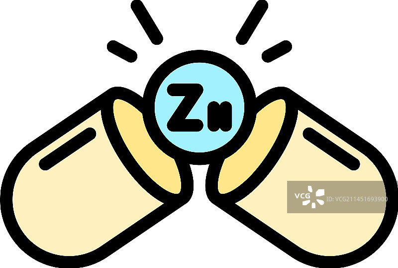 锌胶囊图标图片素材