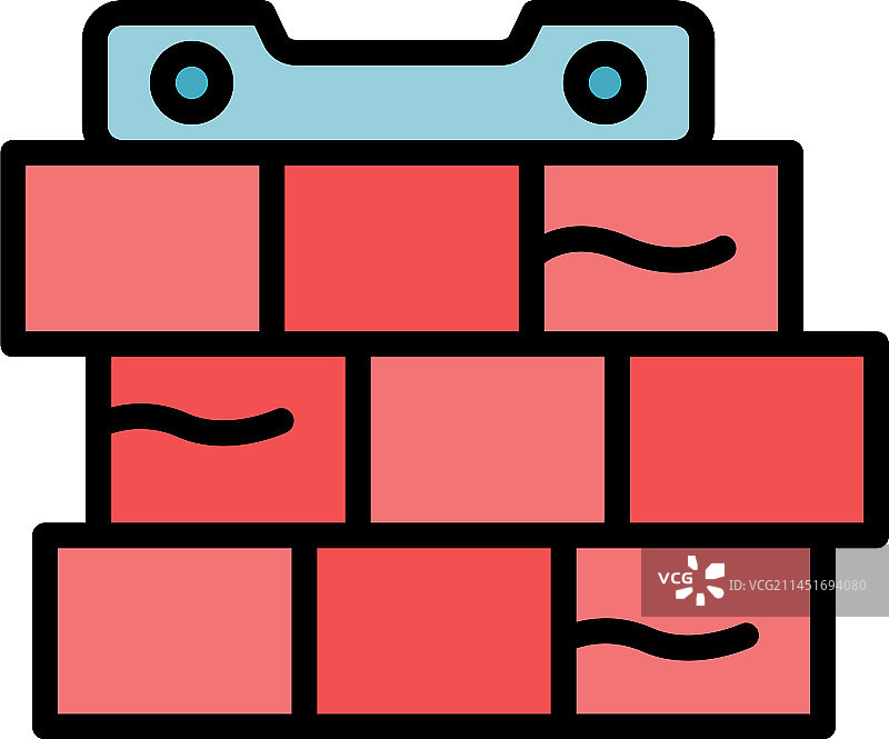 砖瓦灰浆水平仪图标图片素材