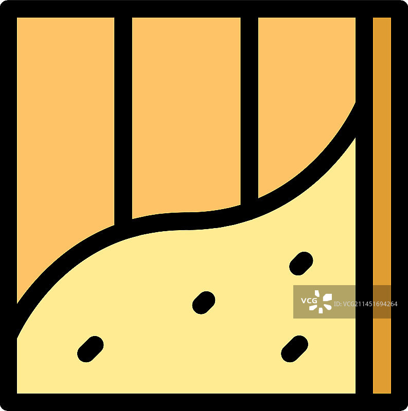 石膏板水泥扁平图标图片素材