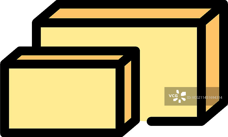 砖块水泥图标（扁平风格）图片素材