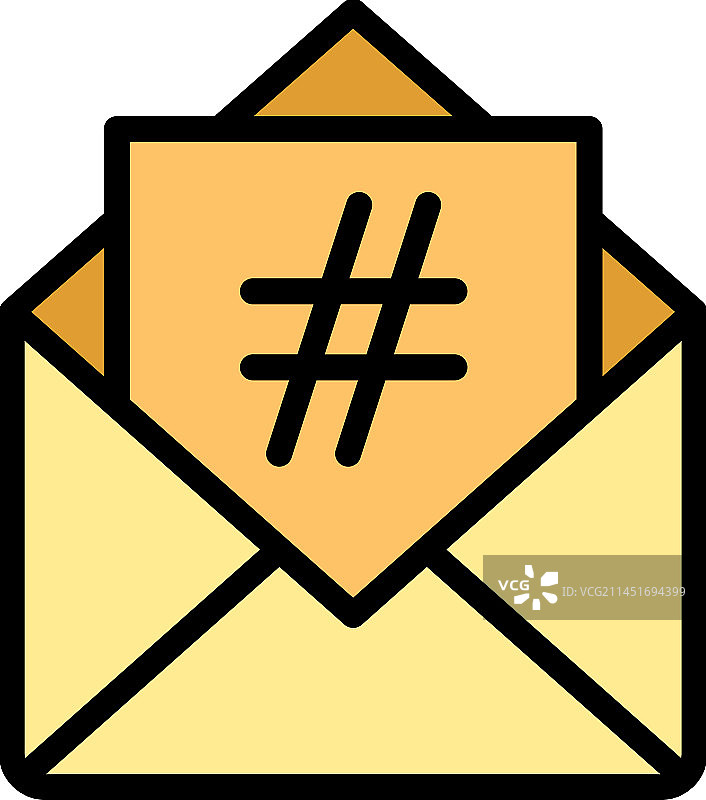 扁平风格邮件图标图片素材