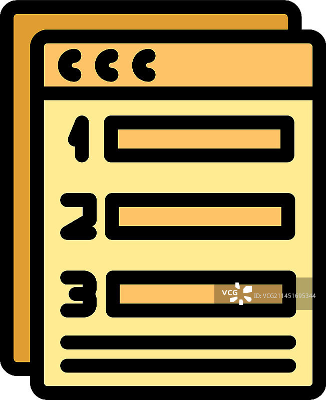 网页订单扁平图标图片素材