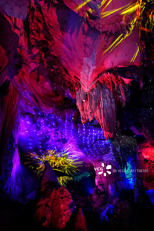 广西贺州紫云洞奇观图片素材