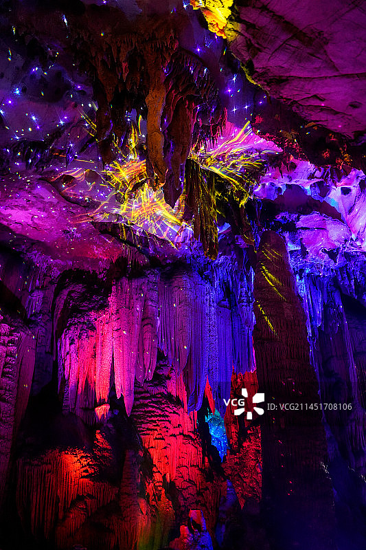 广西贺州紫云洞奇观图片素材