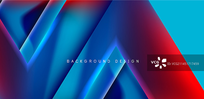 抽象背景与重叠的三角形和图片素材