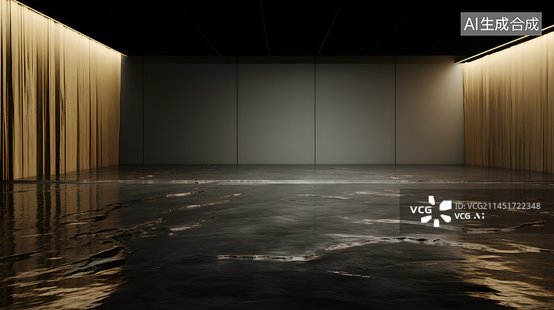 【AI数字艺术】混凝土停车场图片素材