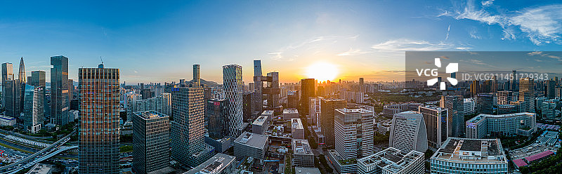 深圳南山区软件产业基地大全景图片素材