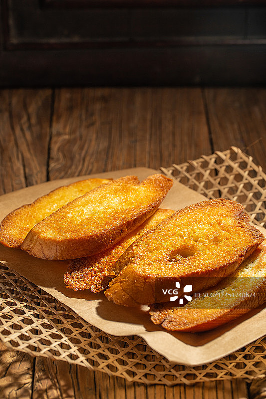 西式烤面包主食图片素材