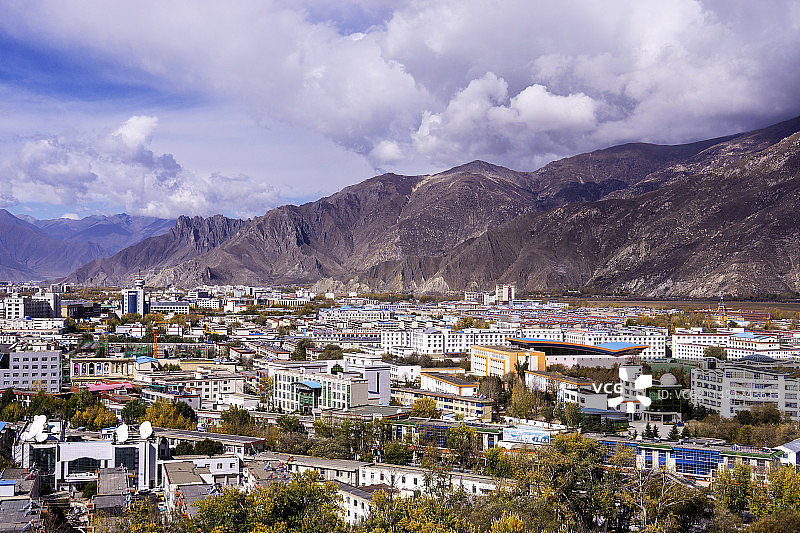 药王山观景台图片素材