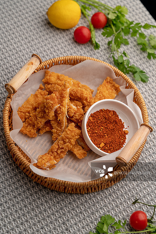 炸鸡排图片素材